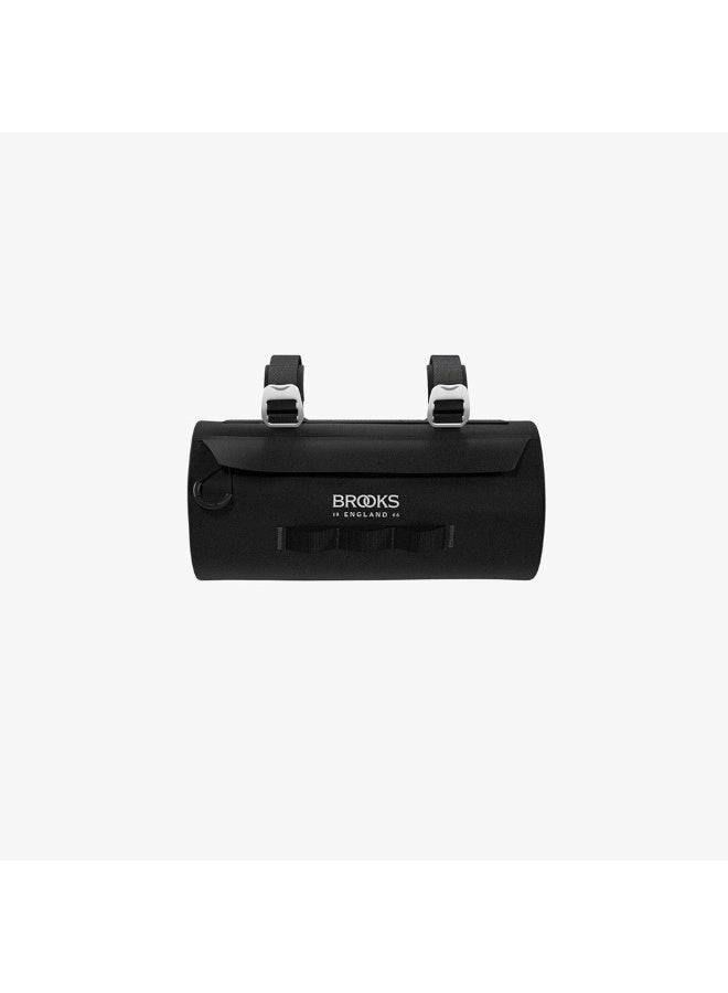 Brooks England Brooks Scape Waterproof Bike Handlebar Pouch, 3L Bikepacking and Commuter Bag, Black - Image 2