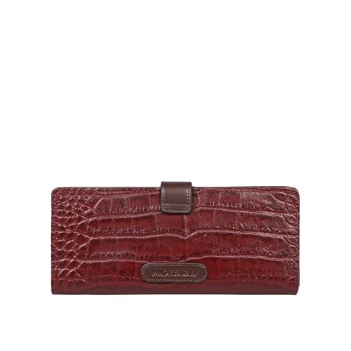 Hidesign Women Leather Wallet- Red - Image 3