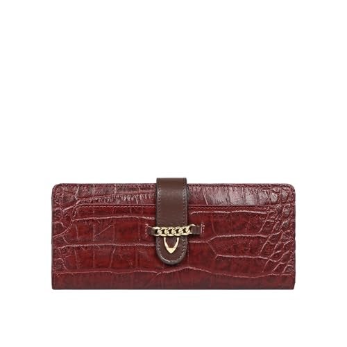 Hidesign Women Leather Wallet- Red - Image 1