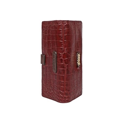 Hidesign Women Leather Wallet- Red - Image 5