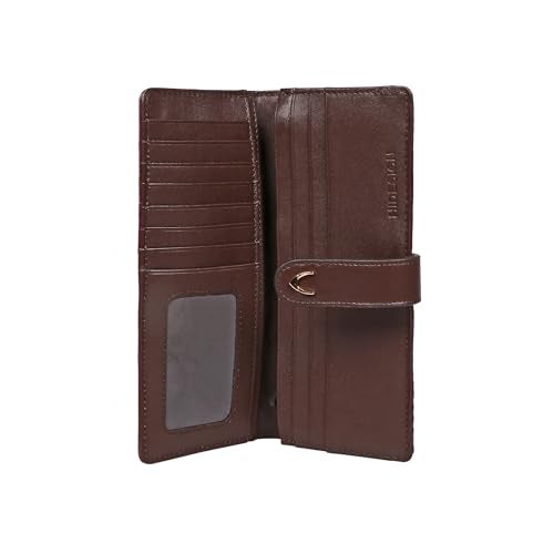 Hidesign Women Leather Wallet- Red - Image 4