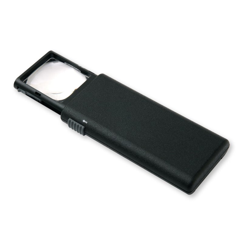 Carson LumiPop 5x Power LED Lighted SlideOut Aspheric Magnifier LP66 Black