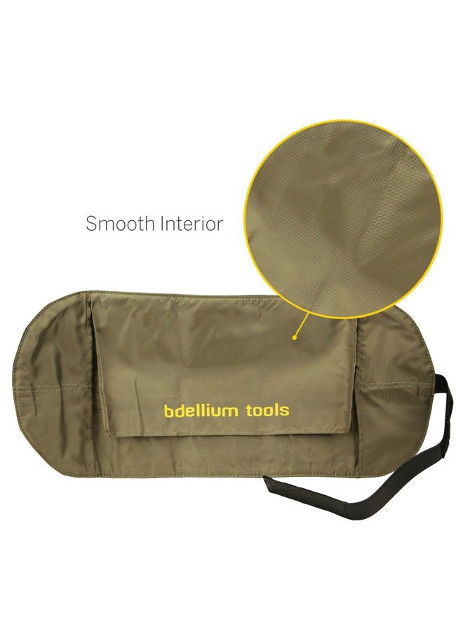 Bdellium Tools - Bdellium Tools Professional Makeup Brush Studio Series - Basic 7pc. Brush Set with Roll-Up Pouch - Image 1
