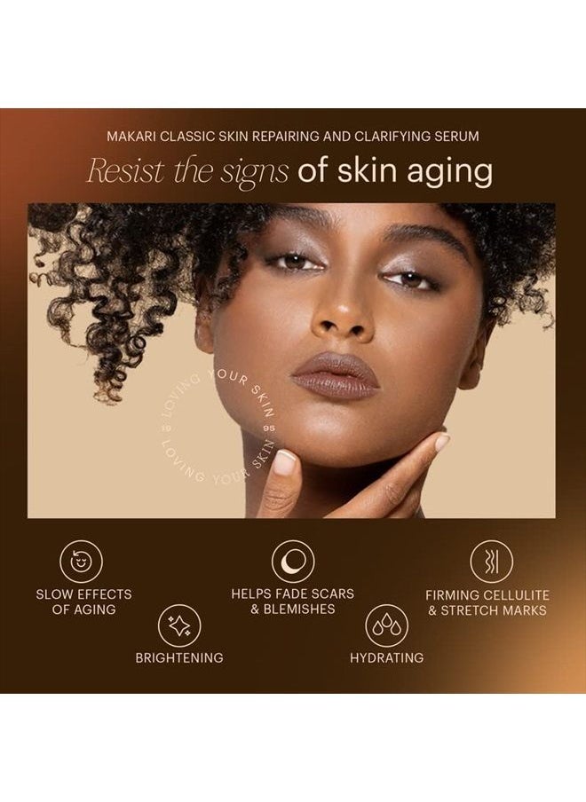 Makari - Makari Classic Skin Repairing and Clarifying Serum (1.35 fl oz) | Dark Spot Treatment Serum | Reuvenates Tone and Texture | Softens, Smoothens, and Brightens Skin | Recommended for All Skin Types - Image 1
