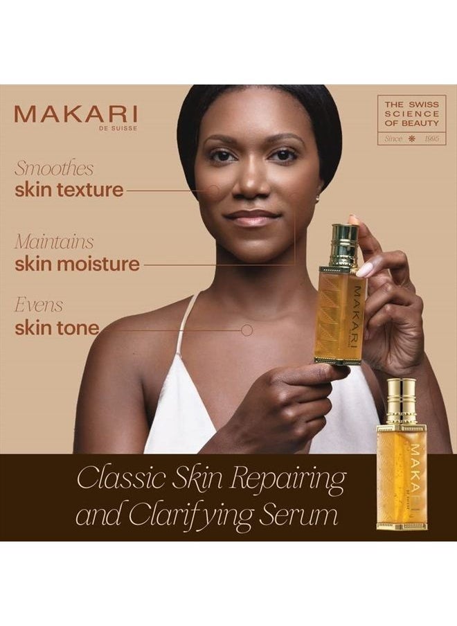 Makari - Makari Classic Skin Repairing and Clarifying Serum (1.35 fl oz) | Dark Spot Treatment Serum | Reuvenates Tone and Texture | Softens, Smoothens, and Brightens Skin | Recommended for All Skin Types - Image 1
