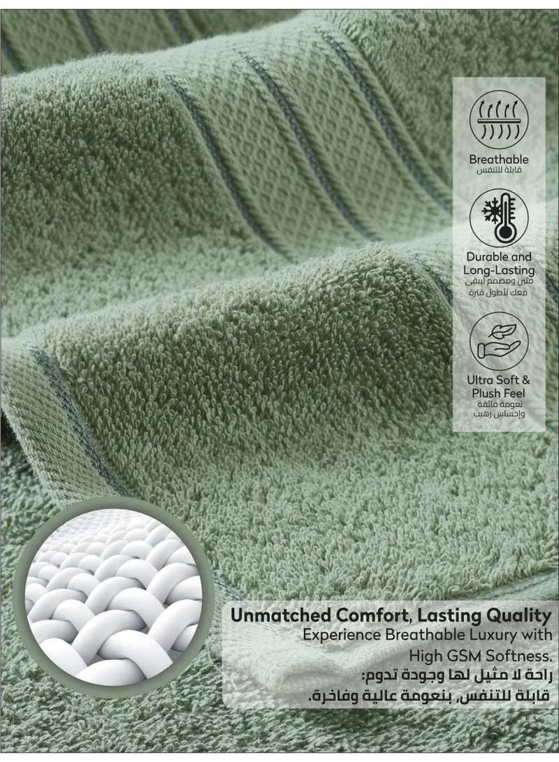 Donetella Premium 100 % Combed Cotton 2-Pcs Bath Sheet Set (85 X 172 CM) 600 GSM Large Towel, Highly Absorbent, Quick Dry,Best Towel for Bathroom, Spa And Hotel