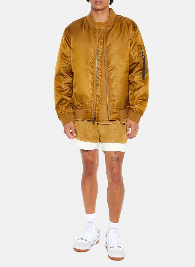 FOREVER 21 Zip-Up Bomber Jacket - Image 2