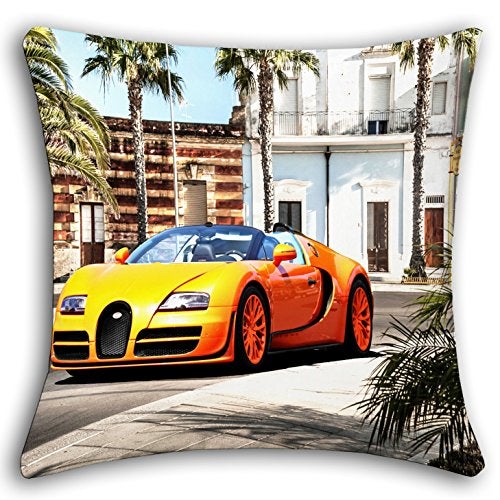 Lushomes Printed Cushion Covers 12x12, Cushion Cover Set of 5, Boho Cushion Covers, Small Pillow Covers, Car Design (12 x12 inches, Set of 5) - Image 2