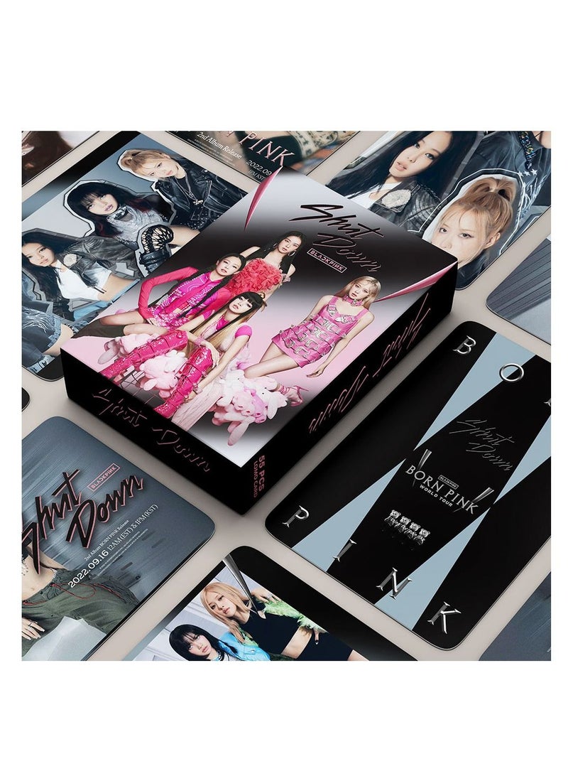 SKYLO 55-Piece Blackpink Shut Down Born Pink Lomo Card - Image 3