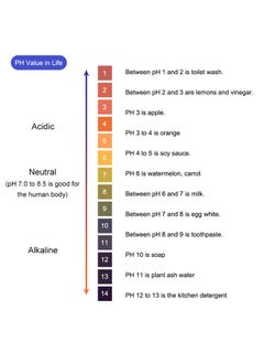 KUAZIVI PH Test Strips 1-14 Indicator Paper for Water Pool Aquarium Testing 100pcs  - Image 5