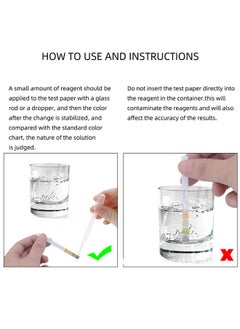 KUAZIVI PH Test Strips 1-14 Indicator Paper for Water Pool Aquarium Testing 100pcs  - Image 4