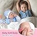 JIZHI Lifelike Reborn Baby Dolls  17Inch Realistic Newborn Baby Doll Full Vinyl Body Poseable Boy with Feeding Kit Gift Box for Ages 3 - Image 4