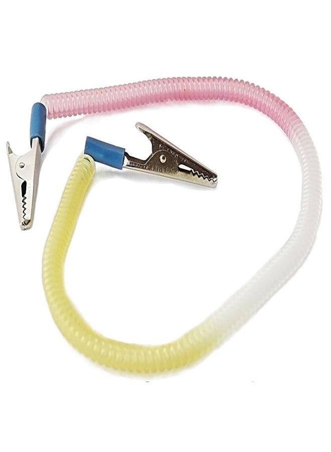 Fodattm Dental Plastic Spring Chain Metal Clips Napkin Holder Bib Clips Apron Towel Napkin Clip Lanyard Neck Strap Napkin Chain for Elderly Adult Baby Colour Random (Pack of 4) - Image 5