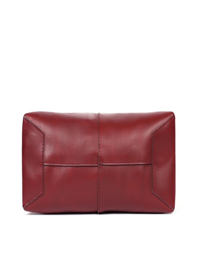 Celtic Premium Export Quality Genuine Leather Burgundy Shoulder & Sling Bag - Stylish Handbag for Women - Image 4