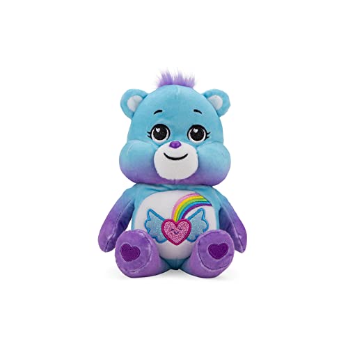 Care Bears Basic Bean Plush Glitter Dream Bright Bear Small - Image 1