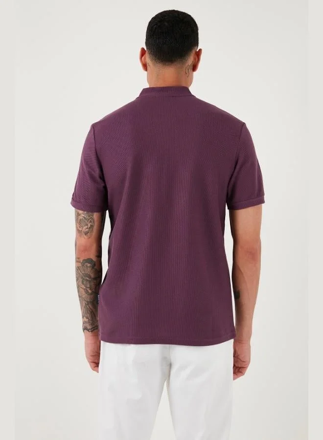 Buratti  Buratti Cotton Regular Fit Half Zipper T Shirt Men's T SHIRT 5902653 for Men | Best Price UAE