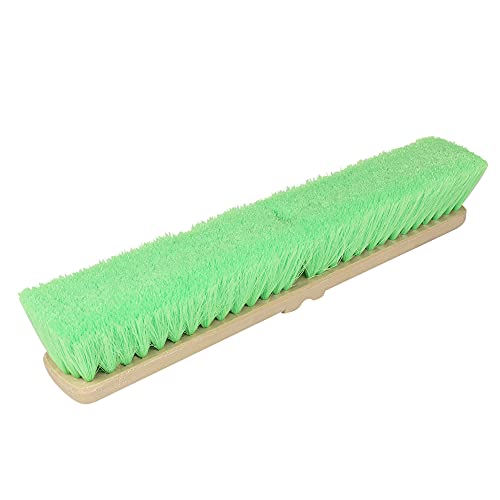 Teravan Green Obround Flow Through Scrub Brush for Cleaning-Car Wash Brush with Very Soft Bristles-Cleaning Brush for RVs, Trucks, Boats, Windows and Floors (18-Inch) - Image 2