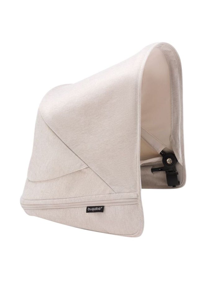 Bugaboo - Donkey 5 Extendable Sun Canopy With Upf Sun Protection And Peekaboo Mesh Panel, Compatible With All Donkey Models Misty White - Image 1