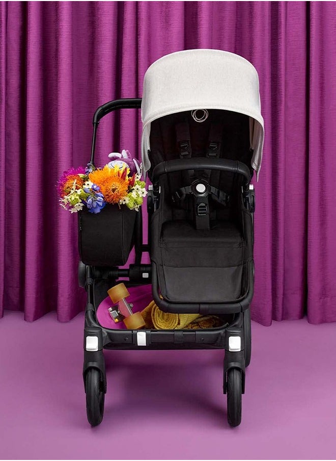 Bugaboo - Donkey 5 Extendable Sun Canopy With Upf Sun Protection And Peekaboo Mesh Panel, Compatible With All Donkey Models Misty White - Image 1