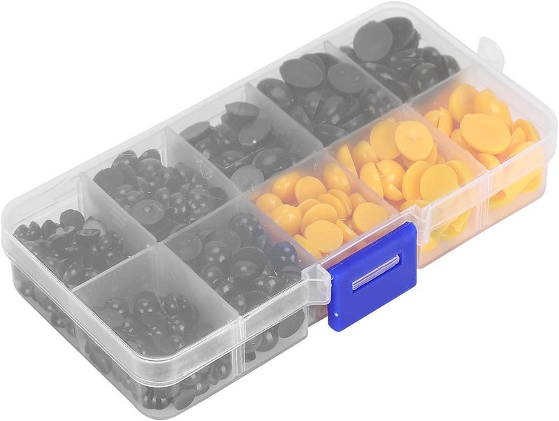RASTKY Plastic Eyes Noses Durable DIY Doll Making Kit for Stuffed Animals 580Pcs for Teddy Bear Crafts (#3) - Image 5