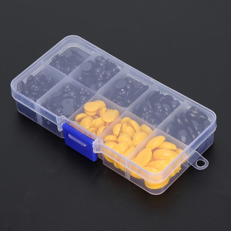 RASTKY Plastic Eyes Noses Durable DIY Doll Making Kit for Stuffed Animals 580Pcs for Teddy Bear Crafts (#3) - Image 4