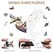 Mys Aurora Wooden Puzzles for Adults Cormorant Bird Jigsaw Puzzles300 Pieces 5MM Thick Unique Shaped Cormorant Bird Puzzle Family Game Gift for Adults and Kids 156 x 154 Inch - Image 4