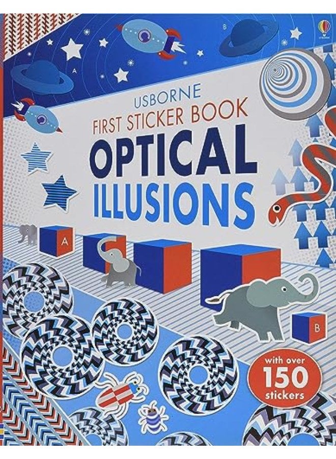 First Sticker Book Optical Illusions (First Sticker Books)