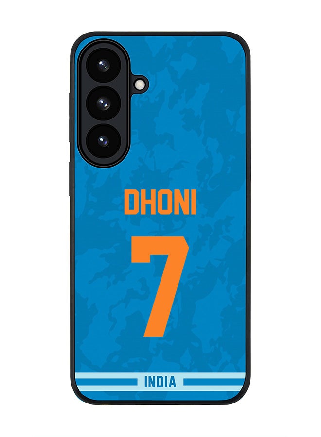 Stylizedd For Samsung Galaxy S26 Case,Slim fit Camera Protection, Shockproof Thin Phone cover  - India MS Dhoni, Jersey No 7 - Image 1