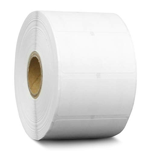 Sojitek 13000 Labels = 10 Rolls, 1300 Units/Roll – 2" x 1" Removable Direct Thermal Labels - Compatible with Rollo & Zebra Desktop Printers and More – 1” Core; Perforated, Water & Oil Resistant - Image 1