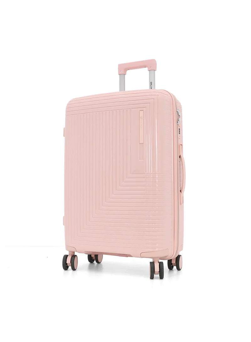 ديليكسي Unbreakable Hardshell PP Luggage Trolley Bag 4 Pieces Set With Double Spinner Wheels (BC-12",S-20",M-24",L-28")