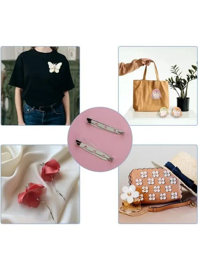 99 قطعة 30 ملم دبوس معدني ثقيل لصنع المجوهرات DIY إمدادات مشابك الشارات - Image 4