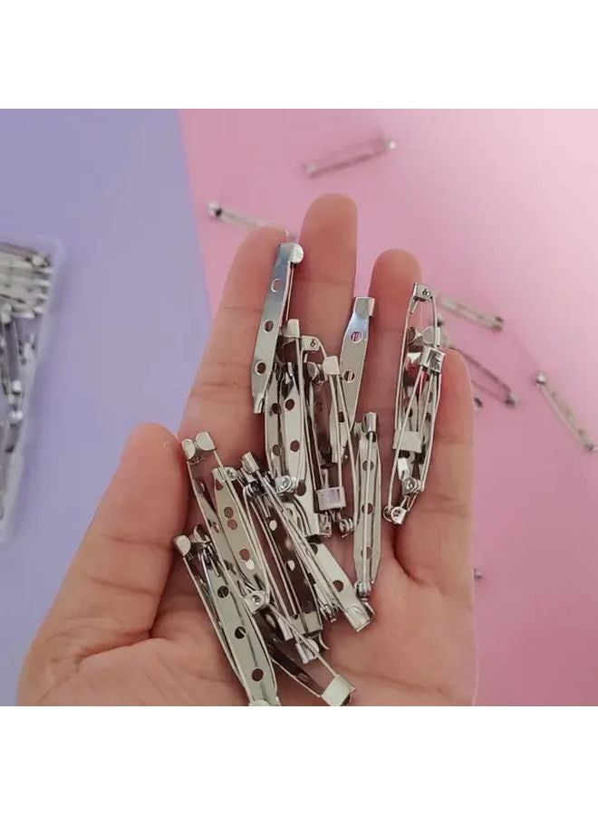 99 قطعة 30 ملم دبوس معدني ثقيل لصنع المجوهرات DIY إمدادات مشابك الشارات - Image 3