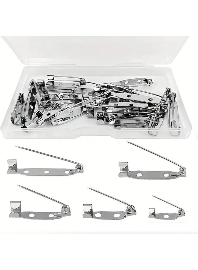 99 قطعة 30 ملم دبوس معدني ثقيل لصنع المجوهرات DIY إمدادات مشابك الشارات - Image 2