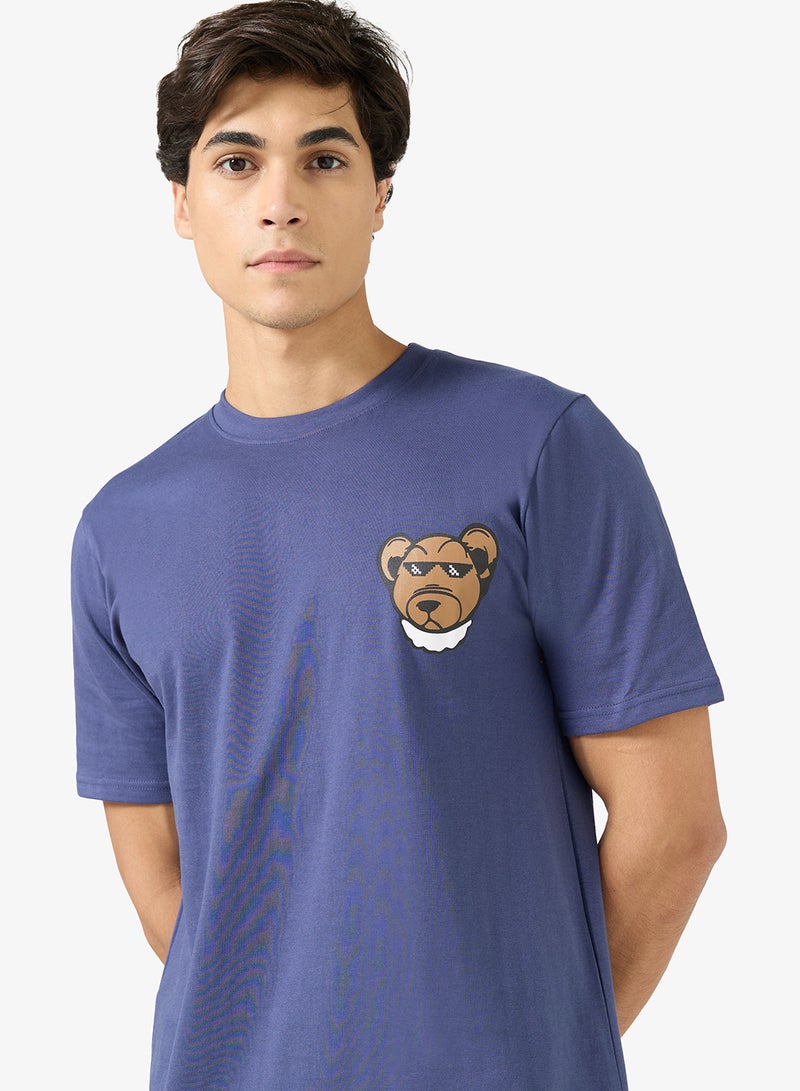 Seventy Five Graphic Print Regular Fit T-Shirt - Image 3