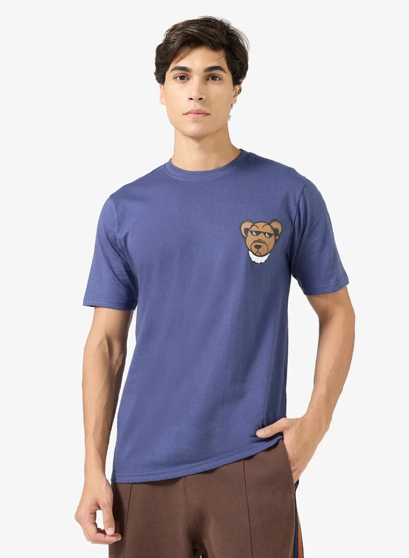 Seventy Five Graphic Print Regular Fit T-Shirt