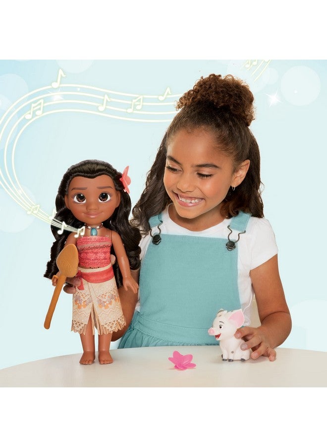 Disney Princess Moana Doll My Singing Friend Moana & Puamoana Sings How Far I'Ll Go And Talks - Image 3