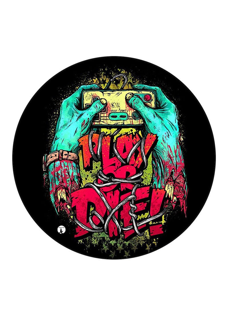 RKN Play Or Die Printed Fridge Magnet Multicolour - Image 1
