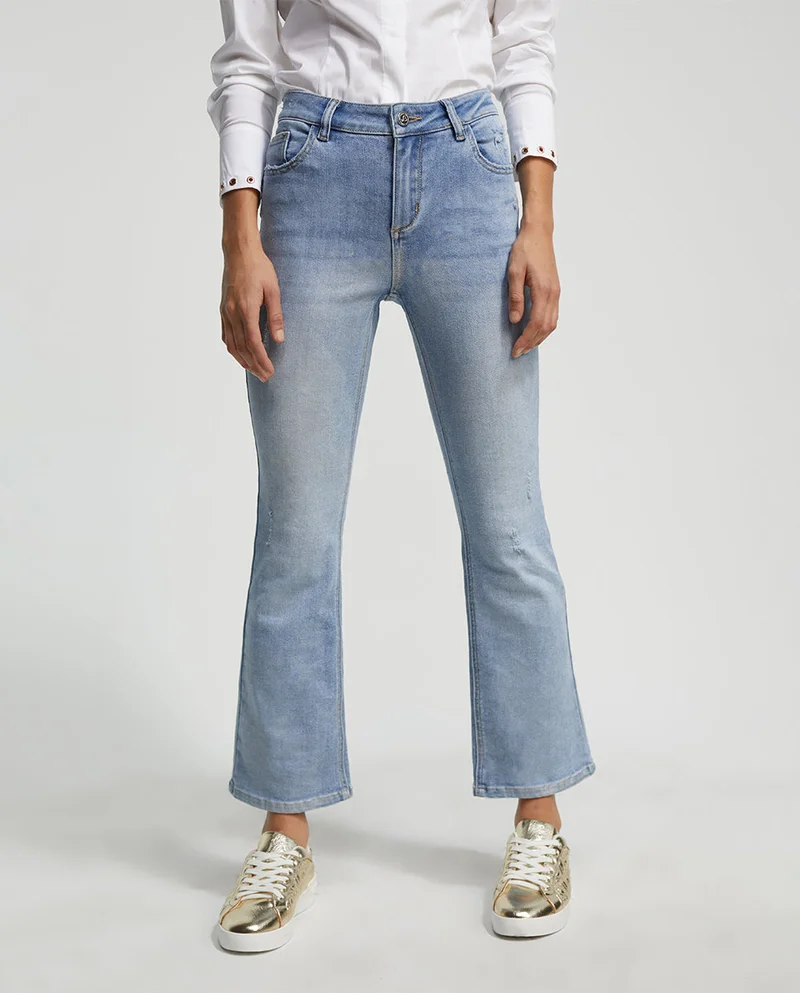 Lola Casademunt Iridescent-effect jeans