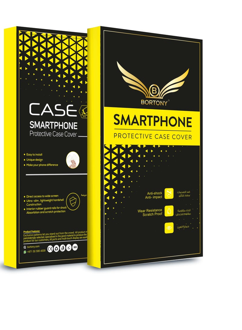 BORTONY Protective Case Cover With Finger Grip Stand For Samsung Galaxy S21 Ultra - Image 4