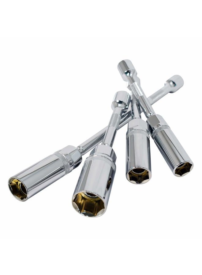 Astro Tool Astro Pneumatic Tool 94404 Magnetic Spark Plug Universal Extension Socket Set - 9/16", 14mm, 5/8", 16mm & 13/16" - Image 1