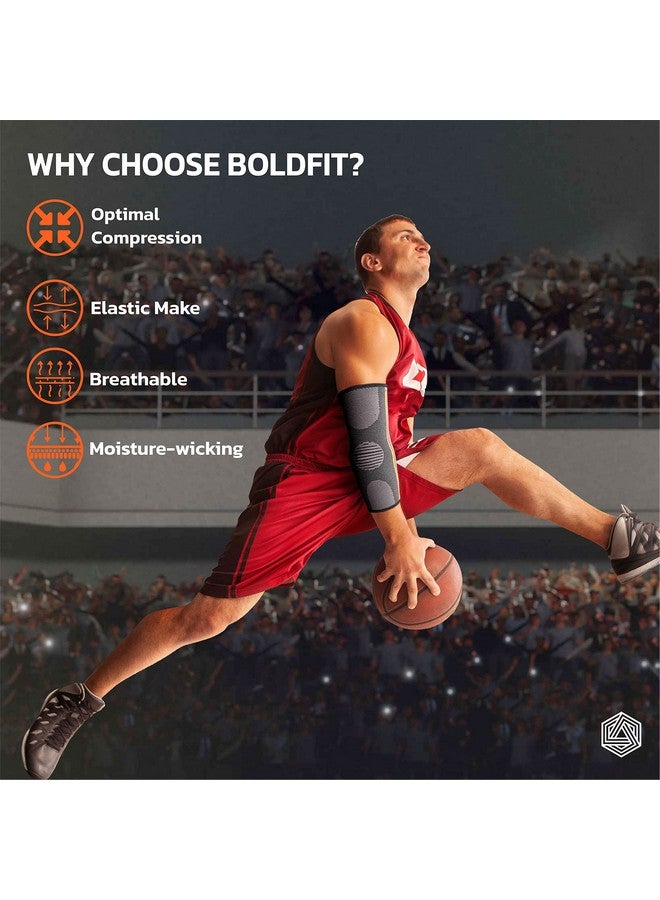 Boldfit Elbow Support For Pain Relief Tennis, Tennis Joint Support For Badminton Cricket & Sports-small, For Gym Men & Women - Image 2