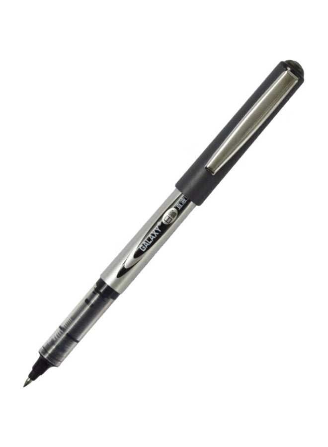 Snowhite Pvr-155 Rollerball Pen, Direct Liquid Type, Quality Bullet Tip, Mixed Colors, Black 10 Red 2, Student Office Gel Pen, Signature Pen, Ink Pen, 0.5Mm, 12 Pens/Box - Image 1