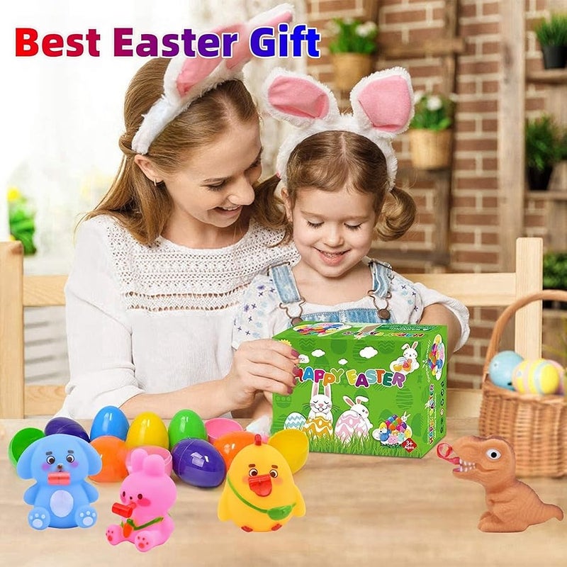 RMISODO 4Pack Easter Stress Tongue Sticking Out Toys, Novelty Relief Squeeze Toys for Kids Boys Girls Easter Basket Stuffers Egg Fillers Gifts Party Favors - Image 4