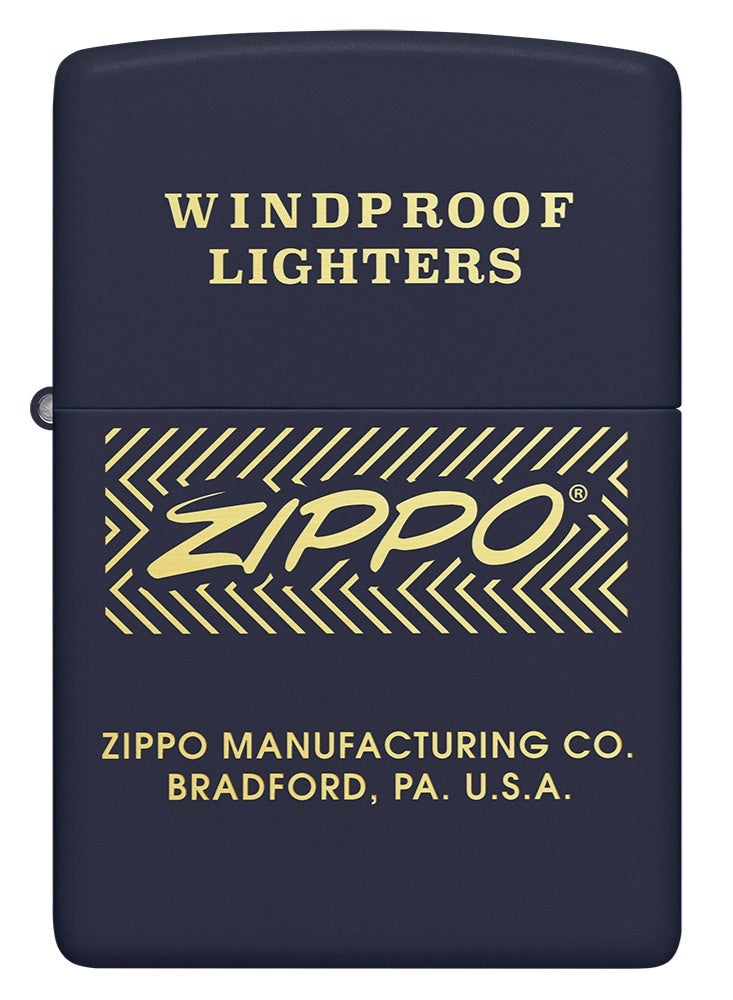 Zippo 48708 239 Windproof Lighter Design Navy Matte Windproof Lighter - Image 2
