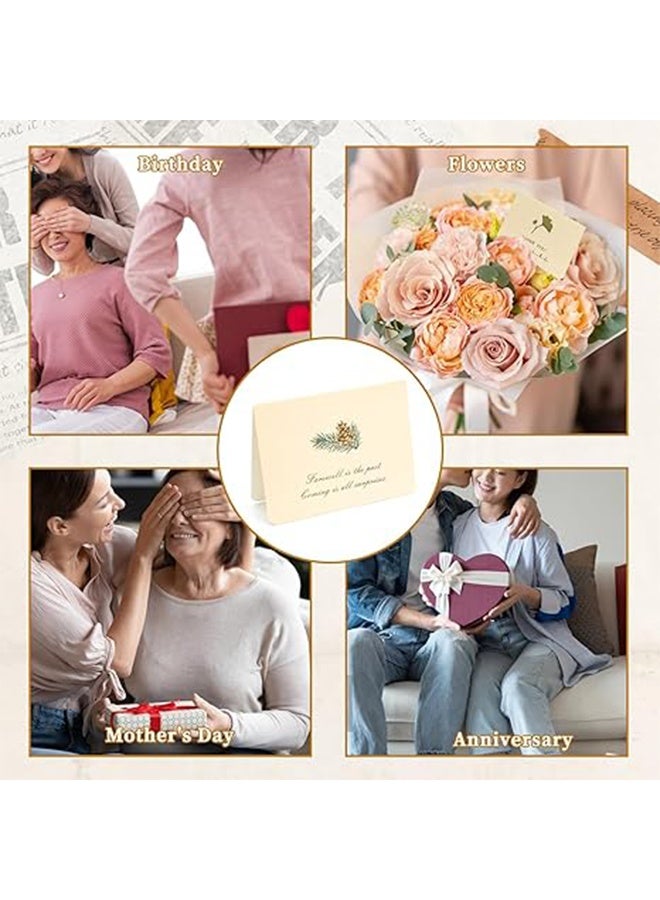 6 Floral Blank Cards, Exquisite Greeting Cards, Cute Colorful Blank Blank Notes Cards with Envelopes and Sealed Stickers, Suitable for All Occasions of Birthday Thanksgiving and Blessings - Image 4