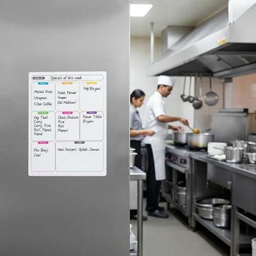 oddpod™ A4 Magnetic Weekly Planner to Organize Daily Tasks/Rewritable to Do List for Home or Office - with Dry Erase Marker - Image 2