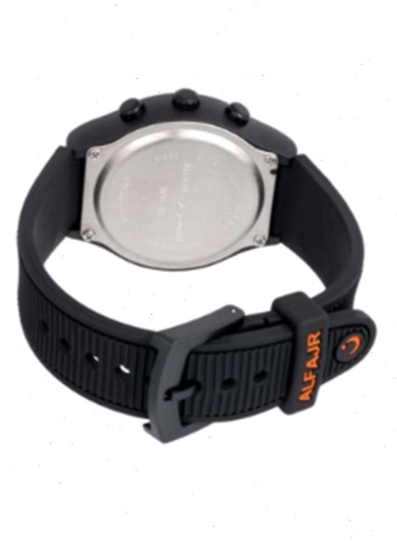 Al Fajr Men's Rubber Youth Digital Watch WY-16 - 38 mm - Black - Image 2
