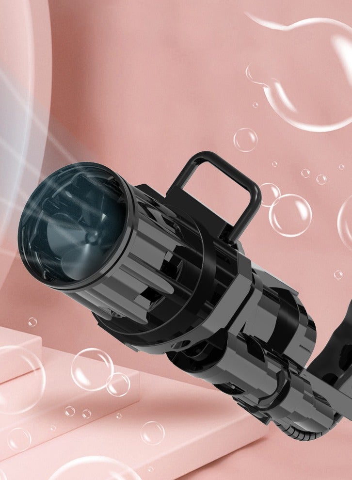 SYOSI Bubble Machine Cool Toys Gift Hole Huge Amount Automatic Bubble Maker Kids Bubble Machine Outdoor Toys for Boys Girls Age 3+ Bath Toys for Indoor Outdoor Black - Image 5