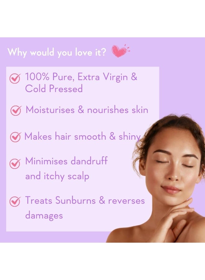 زيت الجوجوبا الطبيعي غير المكرر والمعصور على البارد للوجه والشعر والبشرة - Image 2