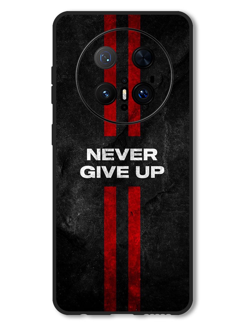 Theodor Case Compatible with Huawei Mate 70 Pro/ 70 Pro + Protection Shockproof Bumper Cover Never Give up stripes - Image 1